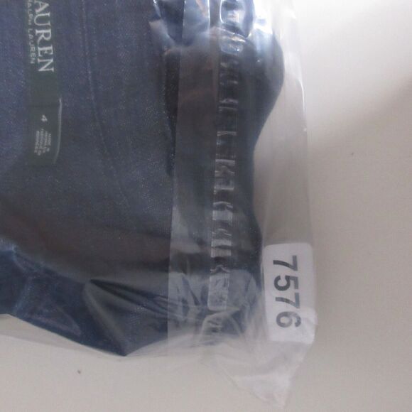 Lauren Ralph Lauren Shirt Dress  4 Blue Chambray Popover‎ Pockets Cotton - Picture 11 of 11